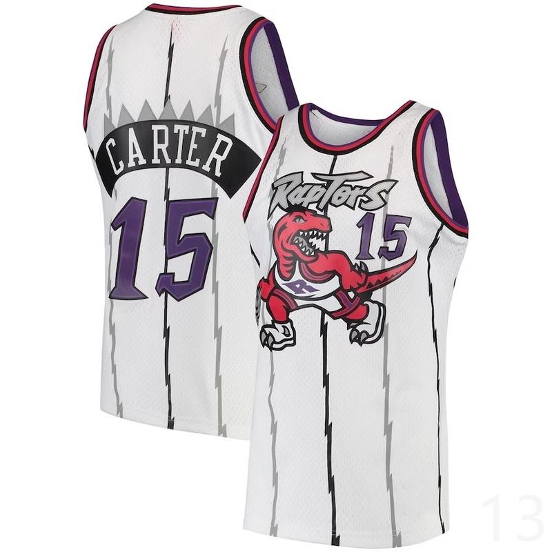 Vince Carter Men's Sleeveless stitched Basketball Jersey white 1998-99