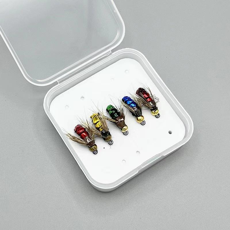 Fly Fishing Lure (1 Box), Artificial Fishing Bait, Fishing Lure for Freshwater & Saltwater, Outdoor Fishing Accessories