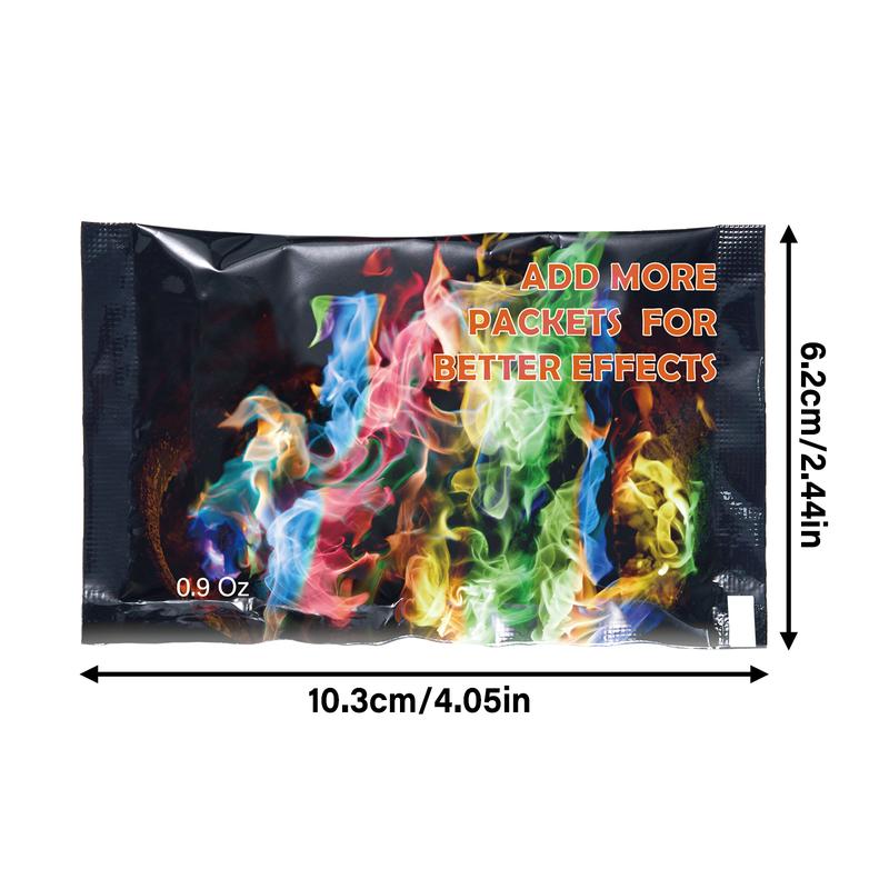 HGD Magical Flames Fire Color Changing Packets for Campfires, Fire Pit, Outdoor Fireplaces - Camping Essentials for Kids & Adults