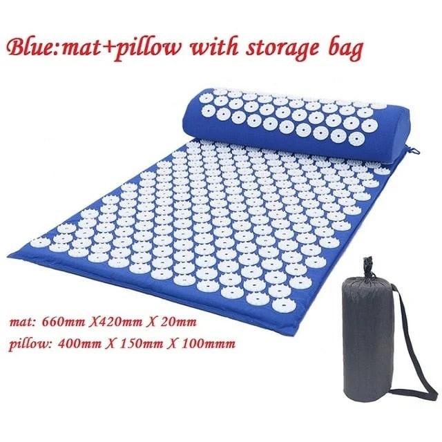 Acupressure Massage Yoga Mat with Pillow