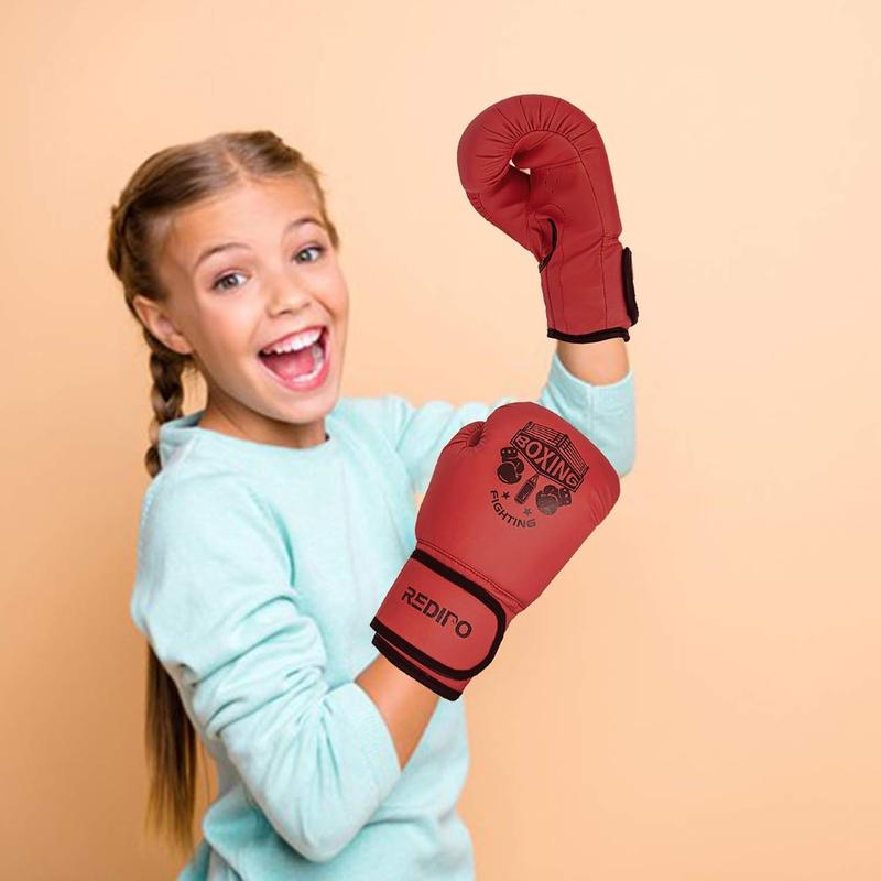 Kids Boxing Gloves, Sponge Foam Training Sparring Gloves Thai Kick Boxing for Kid and Youth, Suitable for Boys and Girls Age 3 to 12 Years