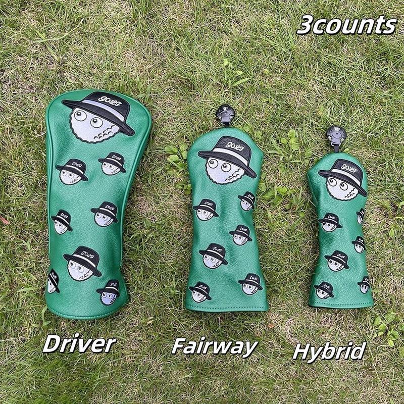 Golf Club Cover, Waterproof & Wear-resistant Golf Club Head Cover, Golf Accessories for No. 1 Wood, Fairway & Hybrid Wood