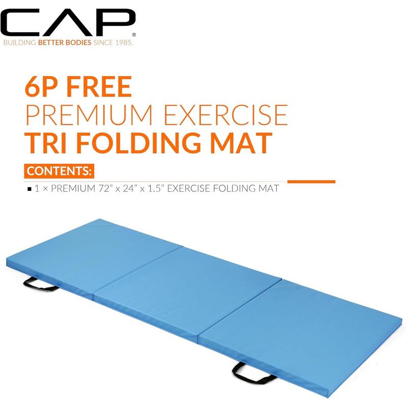 All Purpose Folding Anti Tear Exercise Training Aerobic Fitness Gym & Gymnastics Balance Mat | Multiple options