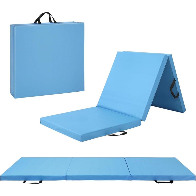 All Purpose Folding Anti Tear Exercise Training Aerobic Fitness Gym & Gymnastics Balance Mat | Multiple options