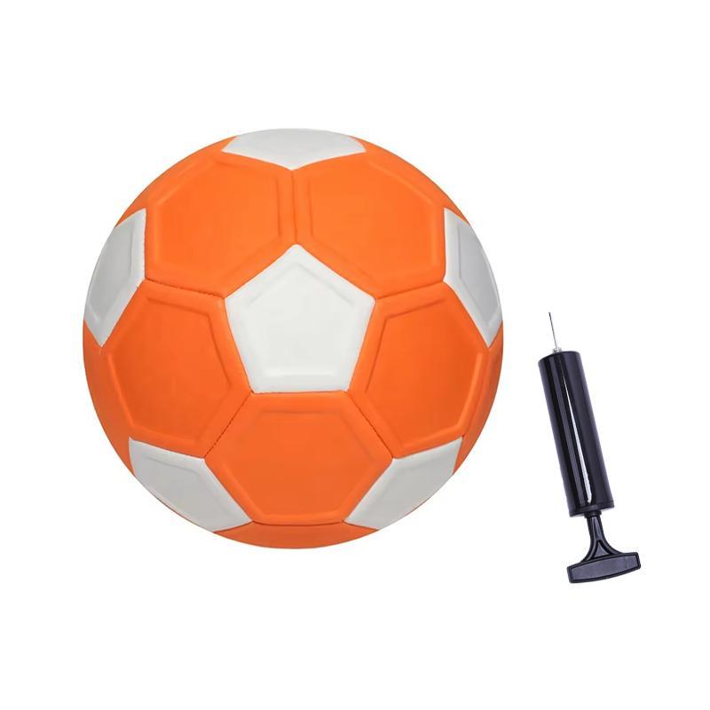 Size 5 Soccer Ball with Pump, Football Training Ball, Football Ball for Adults, Ball Sports Equipment for Indoor Outdoor Use