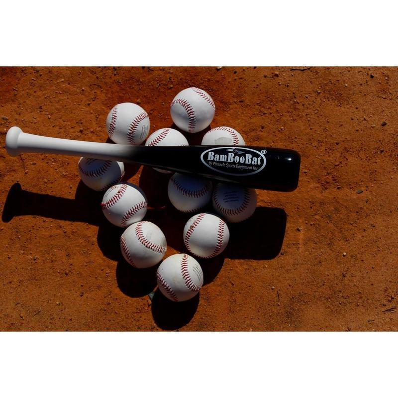 Hamoluxi. Adult Baseball and Softball Wood One Hand Training Bat- 18 Inch or 21 Inch