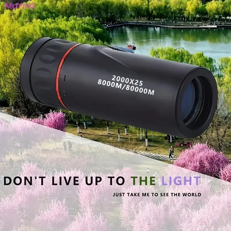 Portable Mini Multi-purpose Telescope, High-power Magnifying Monocular Telescope, Outdoor Camping, Hunting, Fishing, Solocamping, Bikepacking