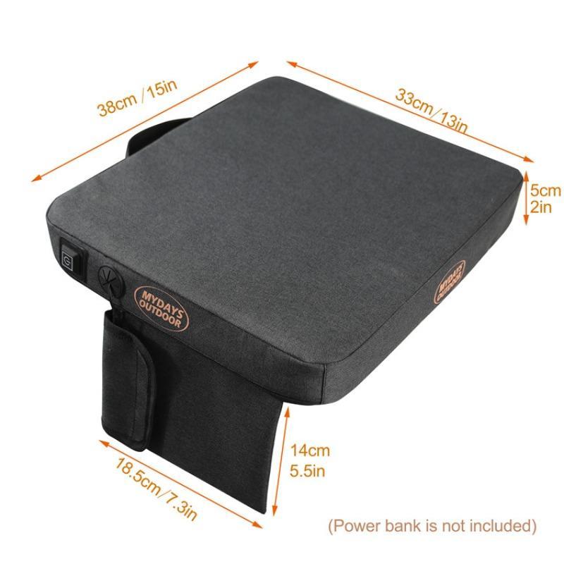 Camping Heating Seat Cushion, Outdoor Camping USB Heating Seat Cushion, Autumn & Winter Anti-freeze Heating Pad for Camping, Hiking, Outdoor, Christmas Gift