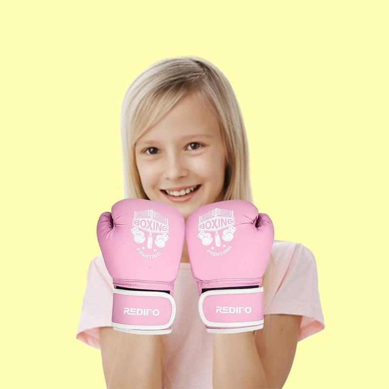 Kids Boxing Gloves, Sponge Foam Training Sparring Gloves Thai Kick Boxing for Kid and Youth, Suitable for Boys and Girls Age 3 to 12 Years