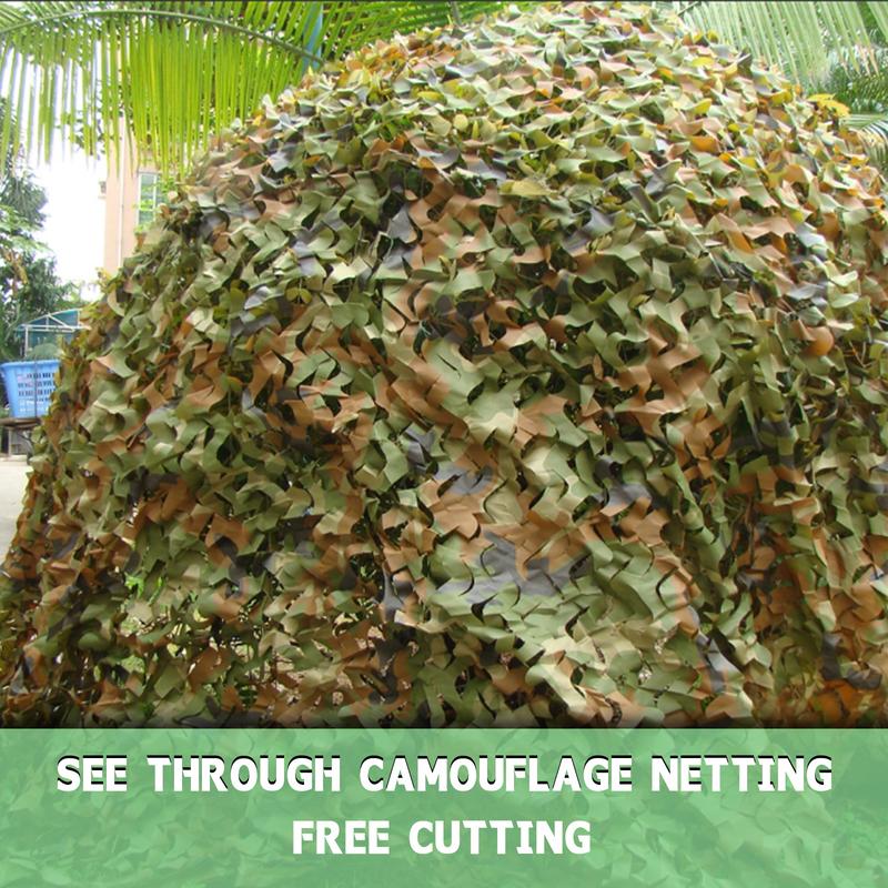 Camo Netting Camouflage Netting, Military Camo Net Cover Outdoor for Hunting Blinds, Army Surplus Camo Theme Party Decorations