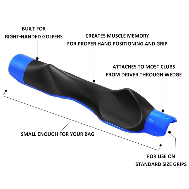 New Golf Grip Trainer-Portability, Golf Swing Training Aid, Correct Hand Position & Grasp, Golf Swing Trainer Learn Correct Grip Posture