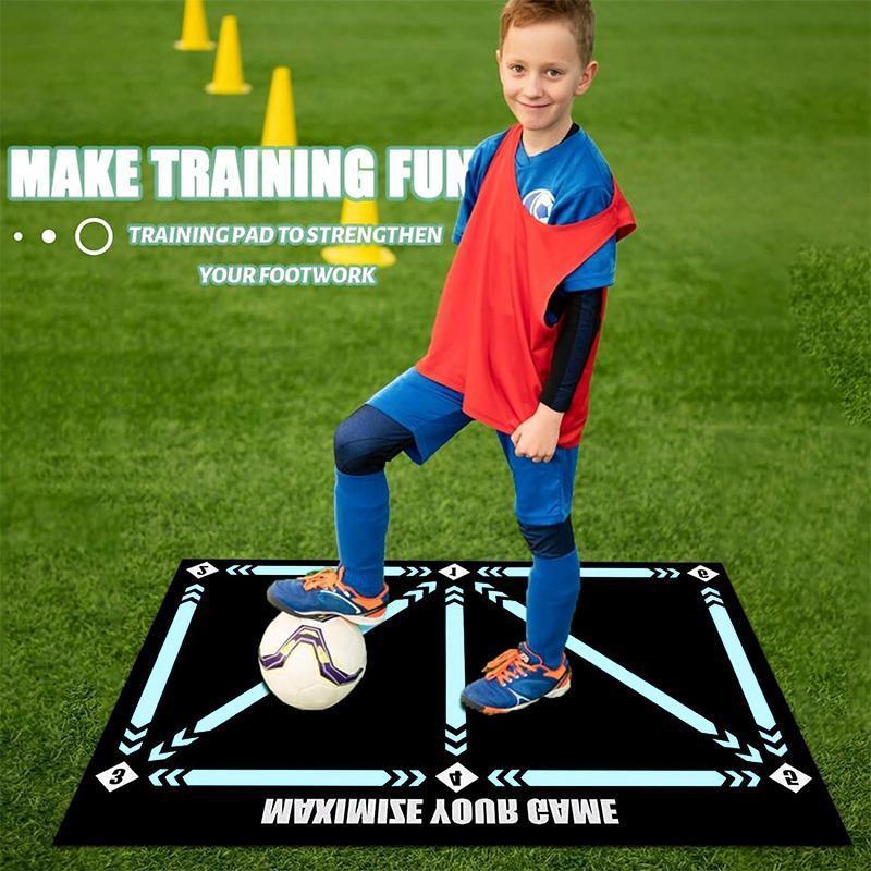 Football Footstep Training Pad, 1 Count Non-slip Football Footstep Training Pad, Football Training Equipment for Indoor Outdoor Use, Christmas Gift