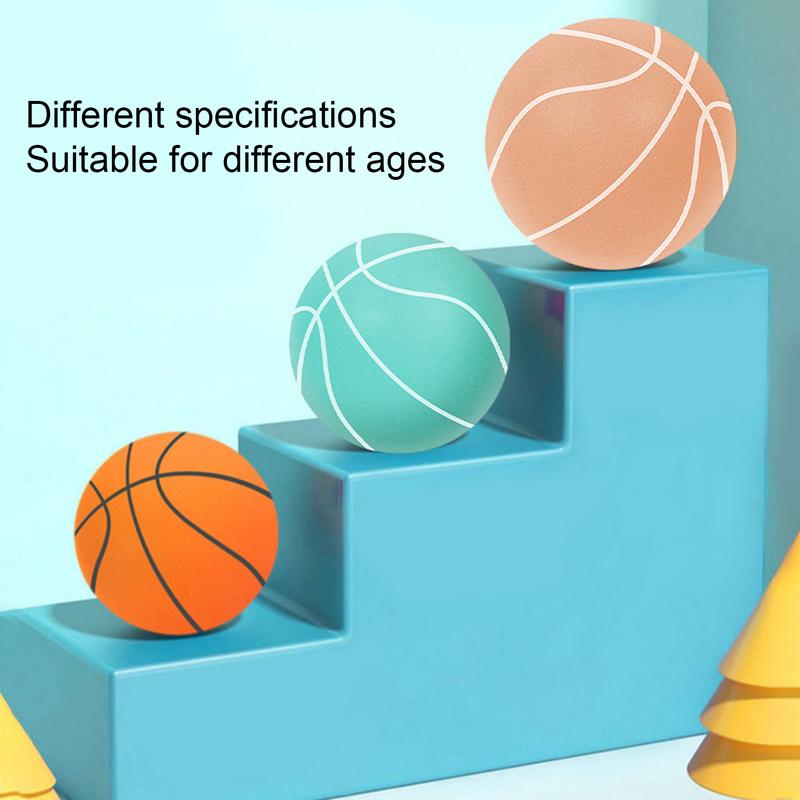 Silent High Rebound Basketball for Indoor Kids Dribbling Training | Low Noise Foam Bouncy balls