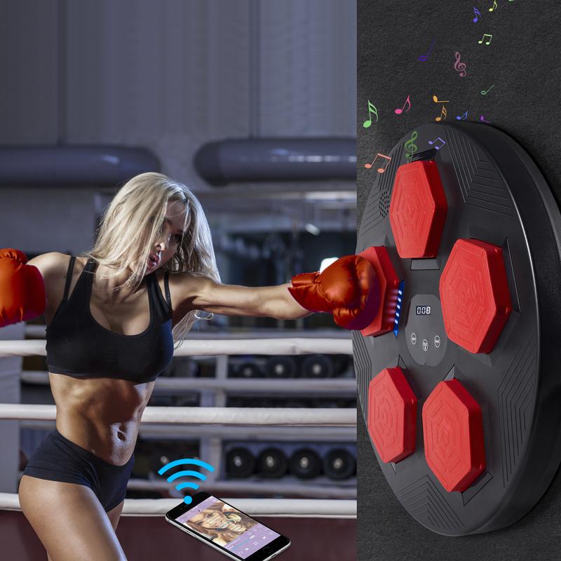 2024 Music Boxing Machine with Bluetooth-Enabled Wall-Mounted Smart Music Boxing Machine for Men, Lady, tenager