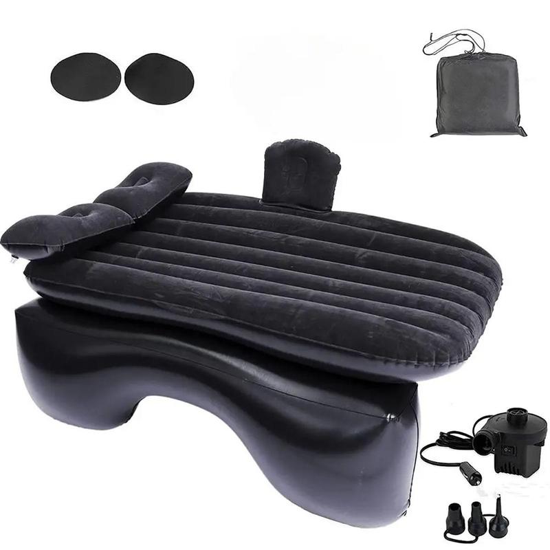 Inflatable Air Mattress Car Mattress, Car Back Seat Inflatable SUV Air Mattress with Pillow for Outdoor Travel, Universal Mattress for Sleeping in SUV, Camping Tent & Hiking Equipment, Car Mattress for Truck SUV, Solocamping, Bikepacking