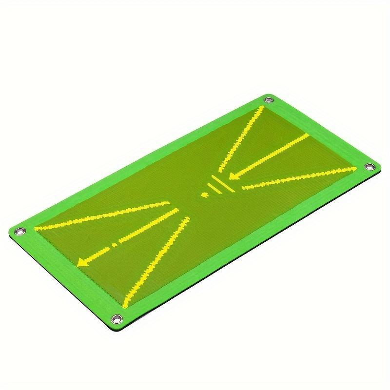 Golf Swing Practice Mat, Golf Swing Trajectory Mat, Hitting Mark Detection Direction Measuring Mat, Indoor & Outdoor Golf Swing Training Mat