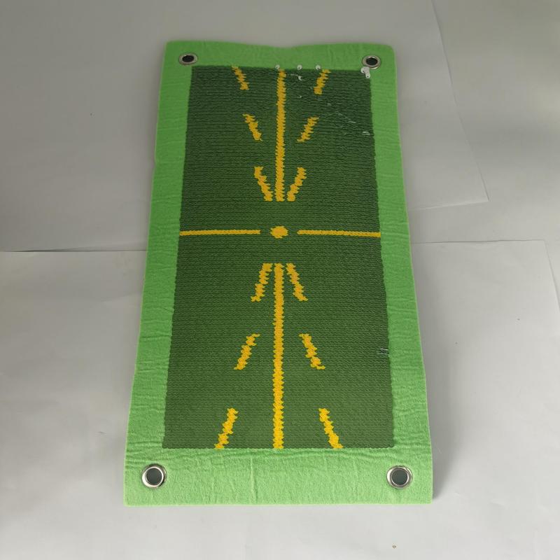 Golf Swing Practice Mat, Golf Swing Trajectory Mat, Hitting Mark Detection Direction Measuring Mat, Indoor & Outdoor Golf Swing Training Mat