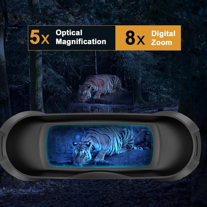 ACPOTEL Night Vision Binoculars - 3'' Large Screen Infrared Goggles 1280*HD with 32GB Memory Card & Rechargeable Lithium Battery