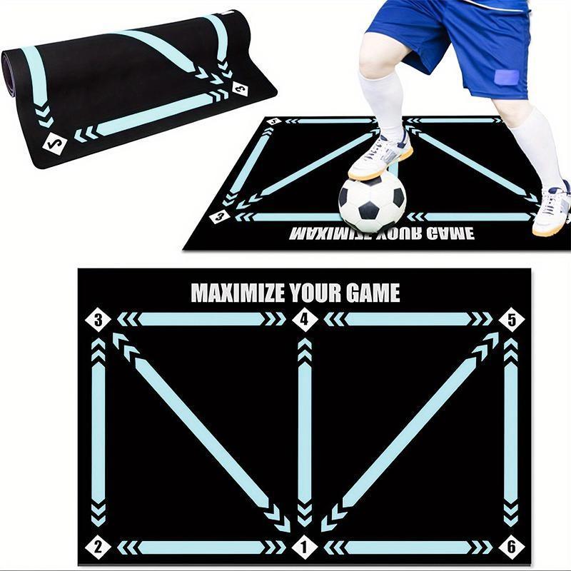 Football Footstep Training Pad, 1 Count Non-slip Football Footstep Training Pad, Football Training Equipment for Indoor Outdoor Use, Christmas Gift