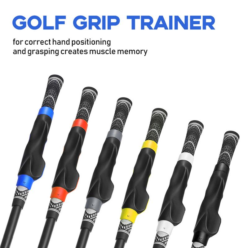 New Golf Grip Trainer-Portability, Golf Swing Training Aid, Correct Hand Position & Grasp, Golf Swing Trainer Learn Correct Grip Posture