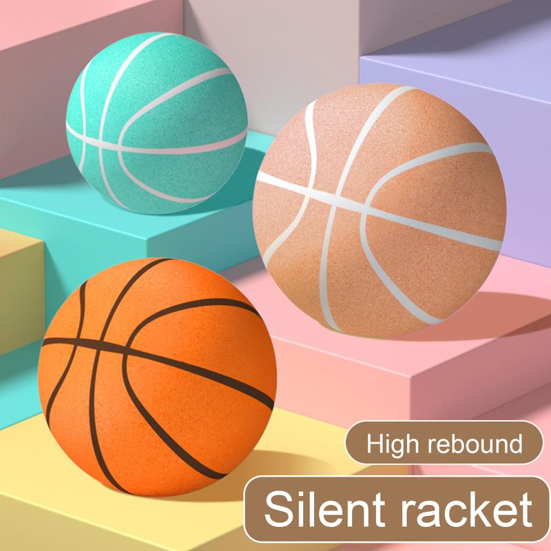 Silent High Rebound Basketball for Indoor Kids Dribbling Training | Low Noise Foam Bouncy balls