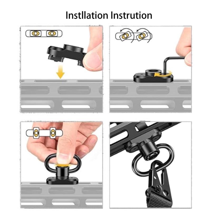 Outdoor Rope Rotation Bracket, 2 Counts Durable Rope Rotation Bracket, Outdoor Accessories for Two-point Rope