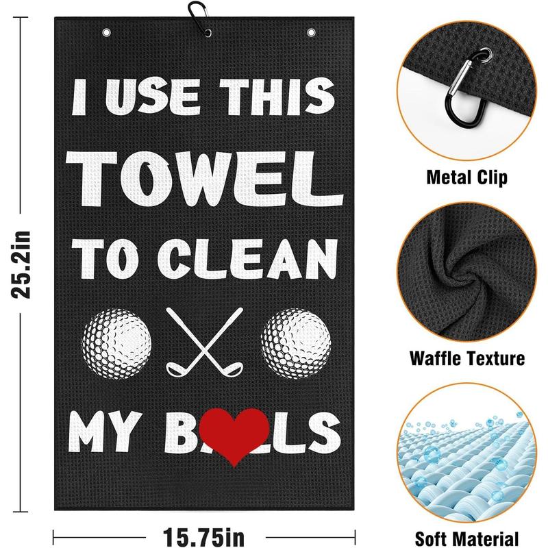 Golf Gifts for Men Dad Husband Golf Fan Golfer,Fathers Day Dad Gifts for Him Golf Accessories for Men,Funny Golf Towel Gifts for Fathers Day