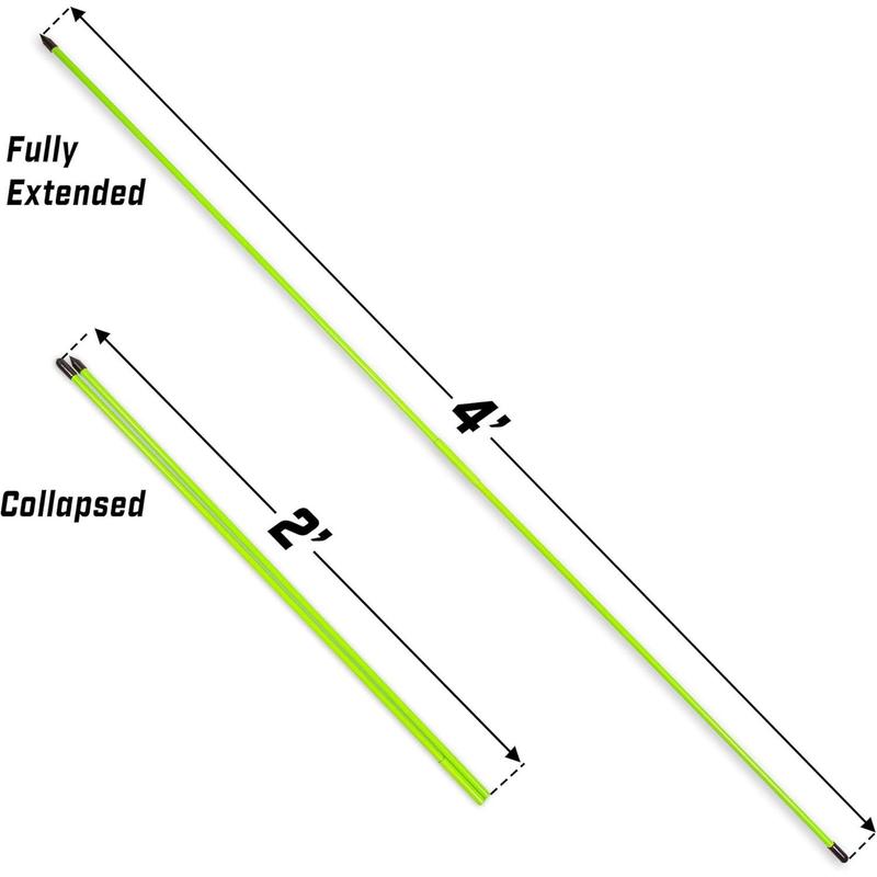 The Golf Alignment Training Sticks 3 Pack - 48 Inch Golf Alignment Aid Practice Rods