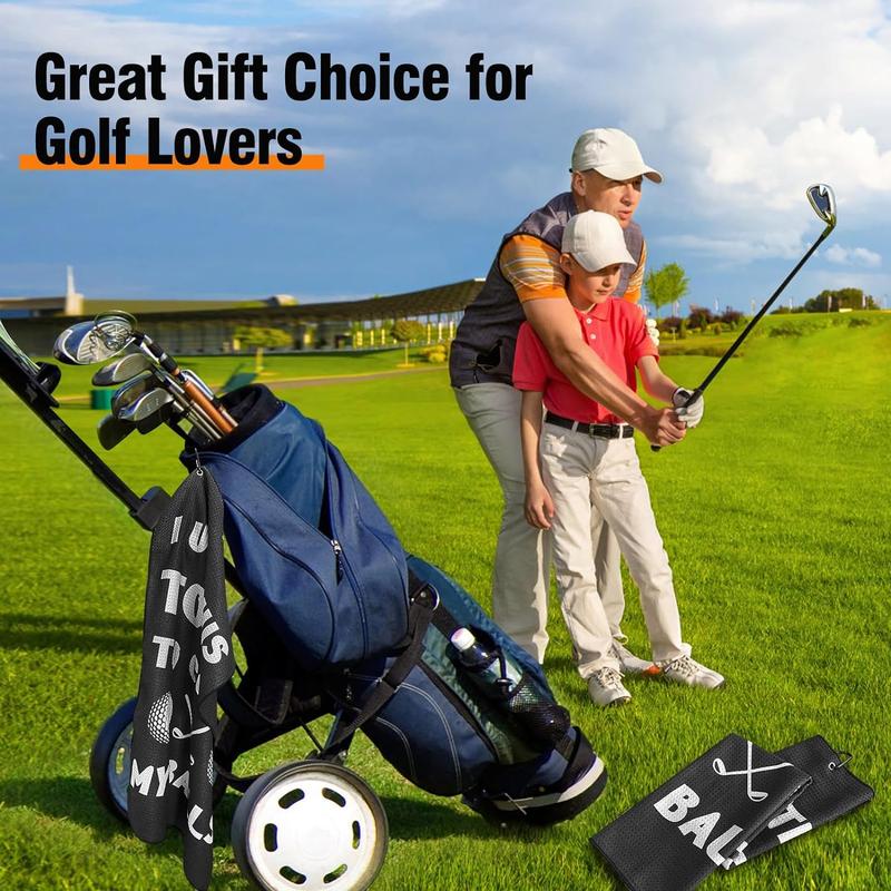 Golf Gifts for Men Dad Husband Golf Fan Golfer,Fathers Day Dad Gifts for Him Golf Accessories for Men,Funny Golf Towel Gifts for Fathers Day