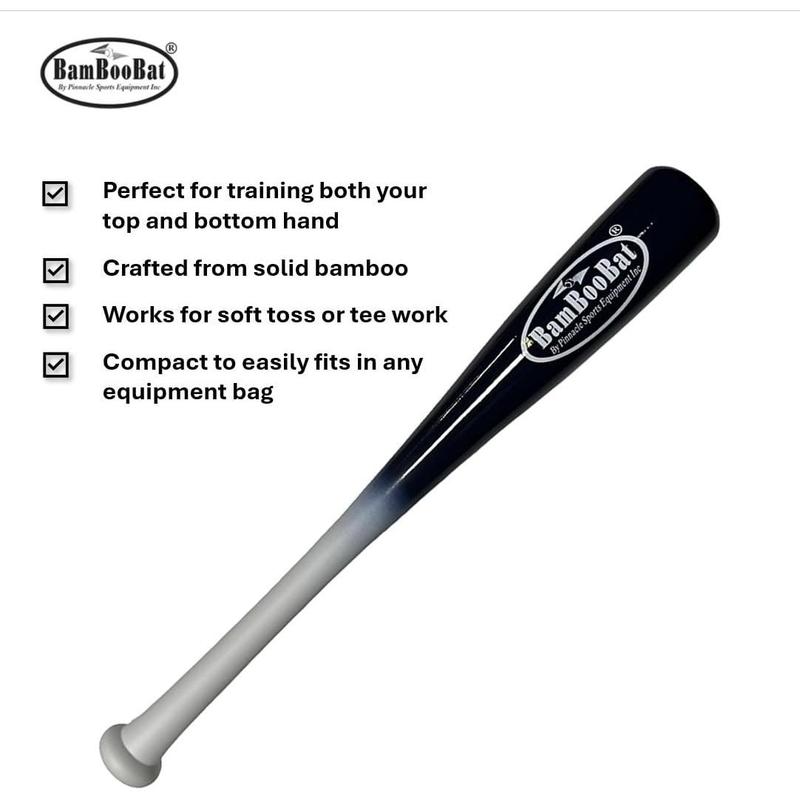 Hamoluxi. Adult Baseball and Softball Wood One Hand Training Bat- 18 Inch or 21 Inch