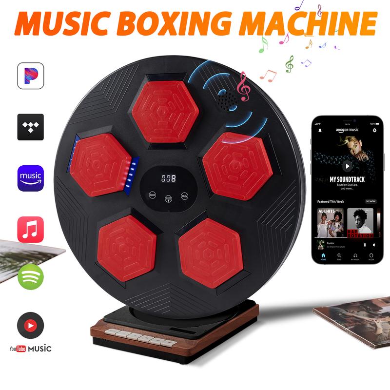 2024 Music Boxing Machine with Bluetooth-Enabled Wall-Mounted Smart Music Boxing Machine for Men, Lady, tenager