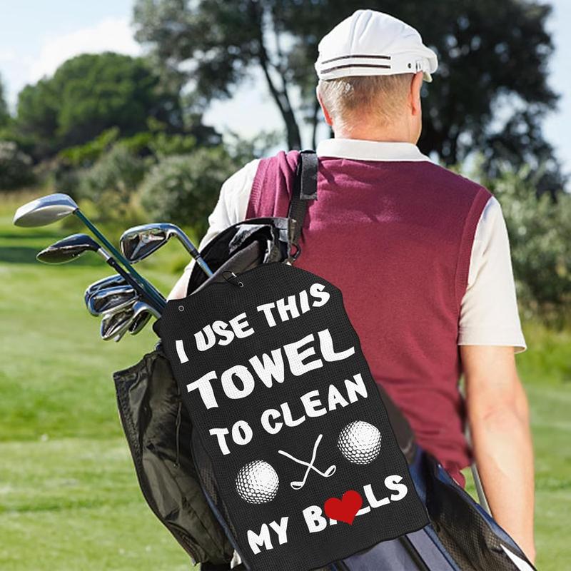 Golf Gifts for Men Dad Husband Golf Fan Golfer,Fathers Day Dad Gifts for Him Golf Accessories for Men,Funny Golf Towel Gifts for Fathers Day