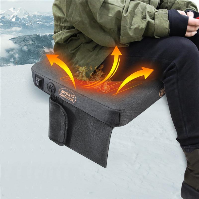 Camping Heating Seat Cushion, Outdoor Camping USB Heating Seat Cushion, Autumn & Winter Anti-freeze Heating Pad for Camping, Hiking, Outdoor, Christmas Gift