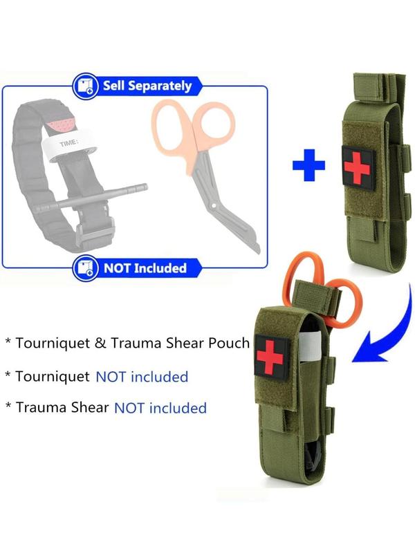 Tactical Molle Tourniquet Holder, Portable Tq Military First Aid Equipment Case, Trauma Medical Shear Pouch, Summer Outdoor Sports Accessories