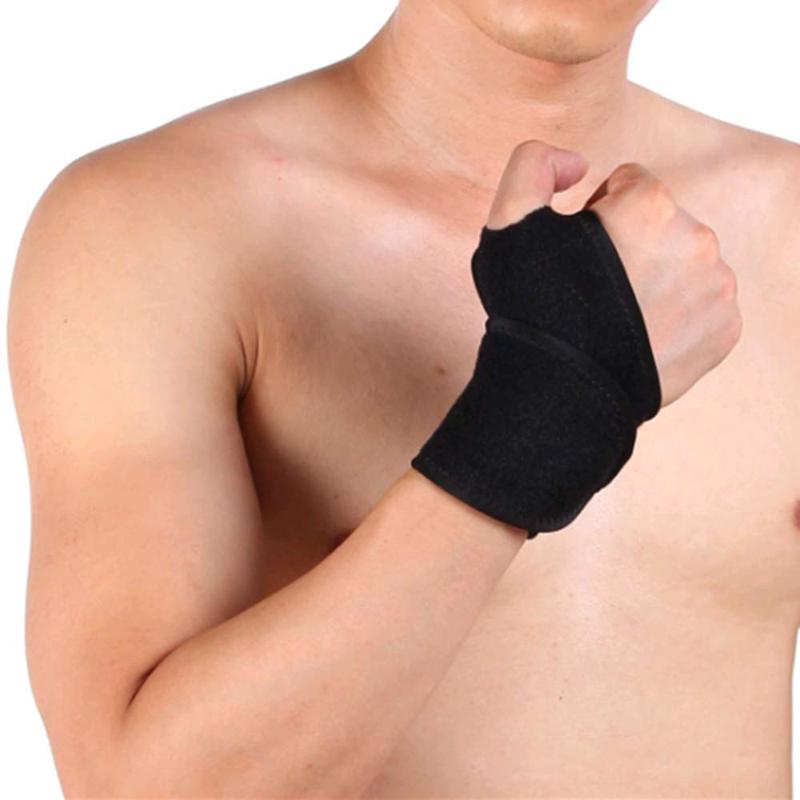 Wrist Support Brace Sports Exercise Training Hand Protector Neoprene Wrist Wraps with Thumb Loops -Suitable for Both Right and Left Hands