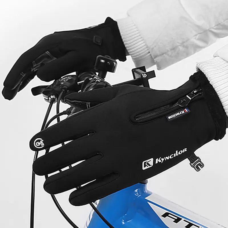 Windproof winter gloves, touch screen gloves, warm gloves for men and women, outdoor cycling gloves, running, camping, driving