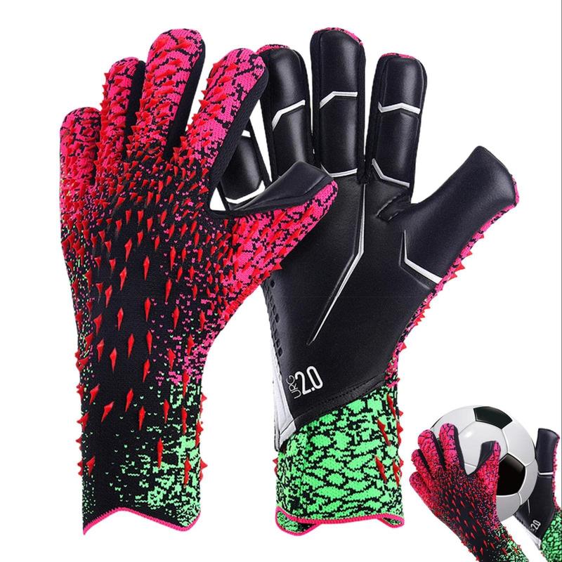 Kids Football Goalkeeper Gloves, 1 Pair Non-slip Wear-resistant Football Gloves, Youth Soccer Hand Protector Goalkeeper Gloves, Kids Summer Toys, Summer Football Gear, Stocking Fillers Gift, Christmas Gift