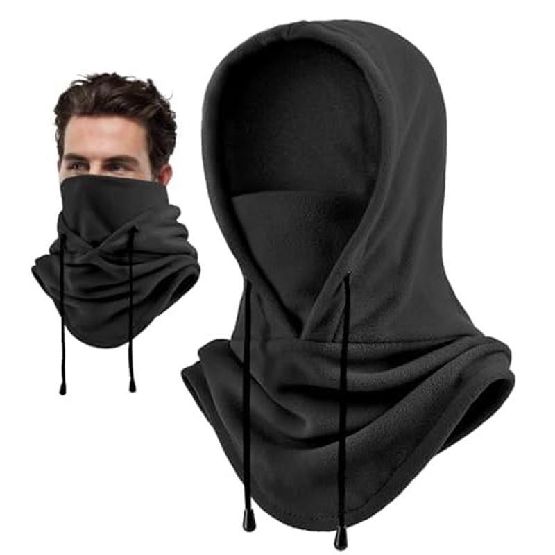 Outdoor Cycling Hood, 1 Count Windproof Cold Warm Ski Fleece Mask with Hat, Masked Hat, Sports & Outdoor Accessories