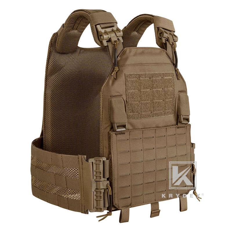 KRYDEX Quick Release Molle Plate Carrier Body Armor Airsoft Tactical Combat Vest With Plates tactical vest