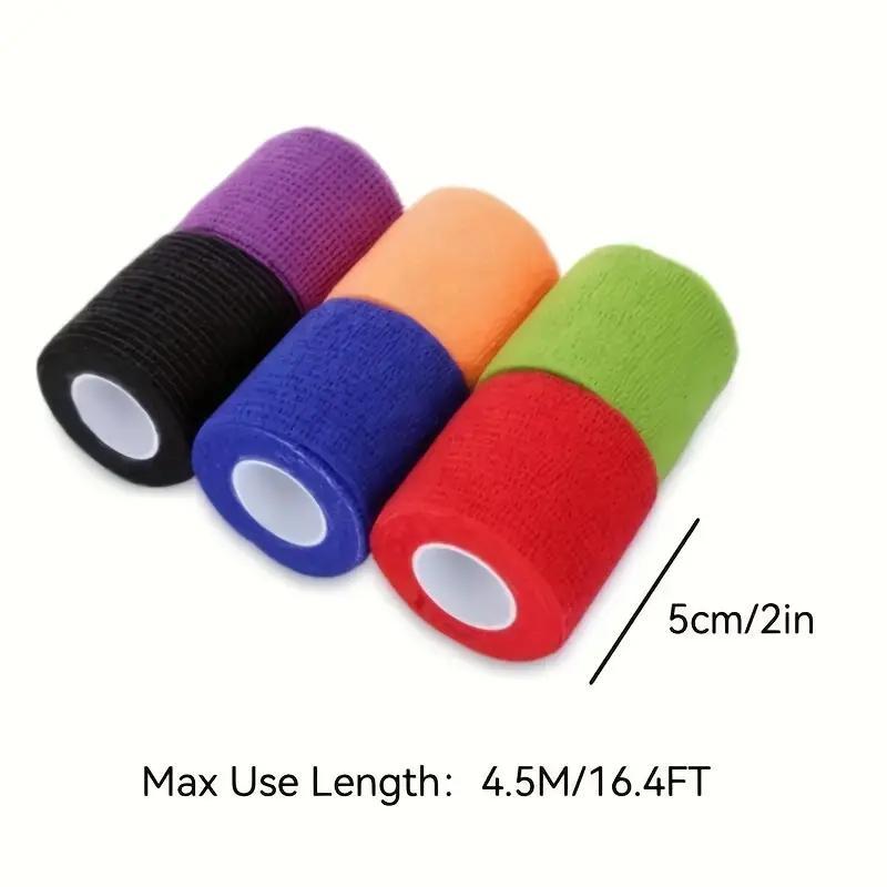 Self Adhesive Elastic Bandage, 3 Rolls Sports Bandage, Elastic Wrist Bandage, Ankle Bandage, Sports Accessories for Wrist and Ankle