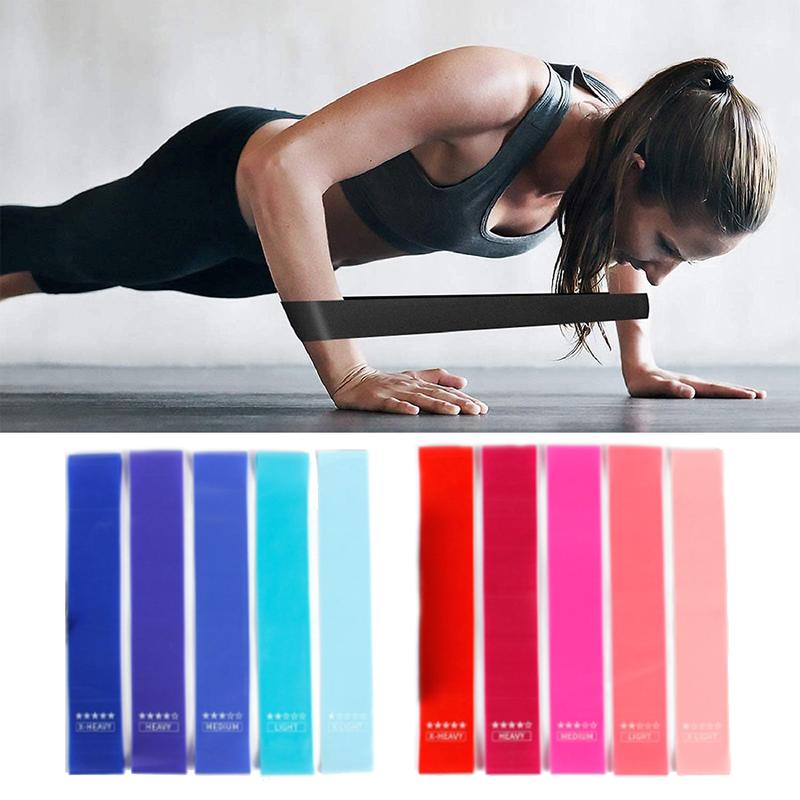 5Pcs set Resistance Bands for Working Out Elastic Exercice Loop Bands for Physical Therapy Stretch Bands for Booty Legs Exercise Bands for Workout and Physical Training