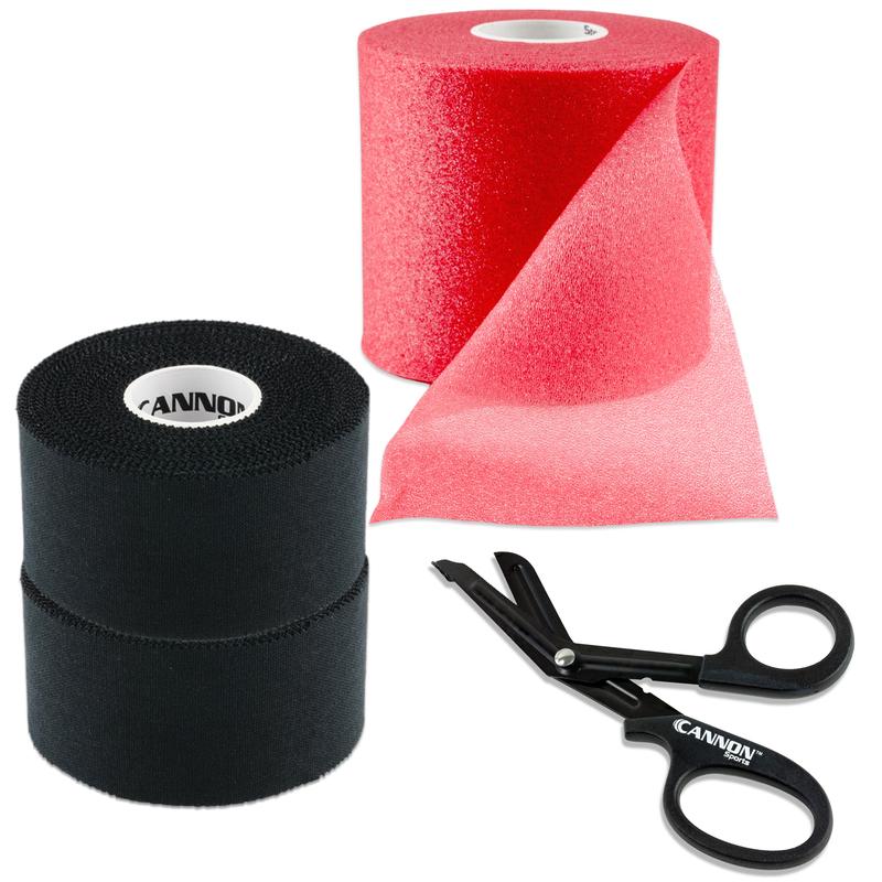 Premium Athletic Tape and Pre-Wrap Set with Scissor - Easy Tear, Strong Support - Hypoallergenic & Breathable