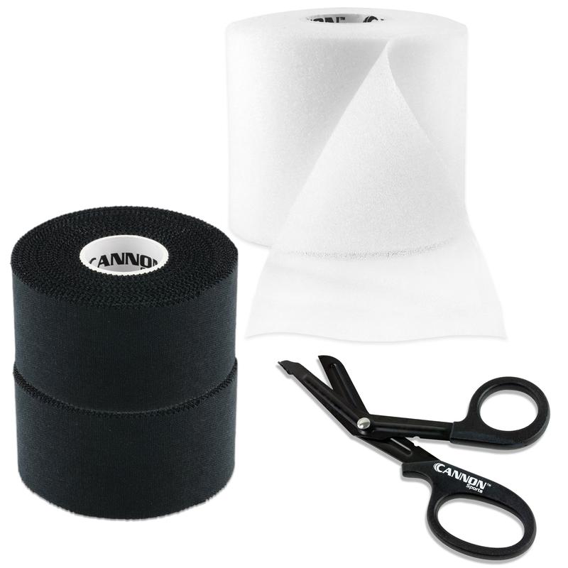 Premium Athletic Tape and Pre-Wrap Set with Scissor - Easy Tear, Strong Support - Hypoallergenic & Breathable