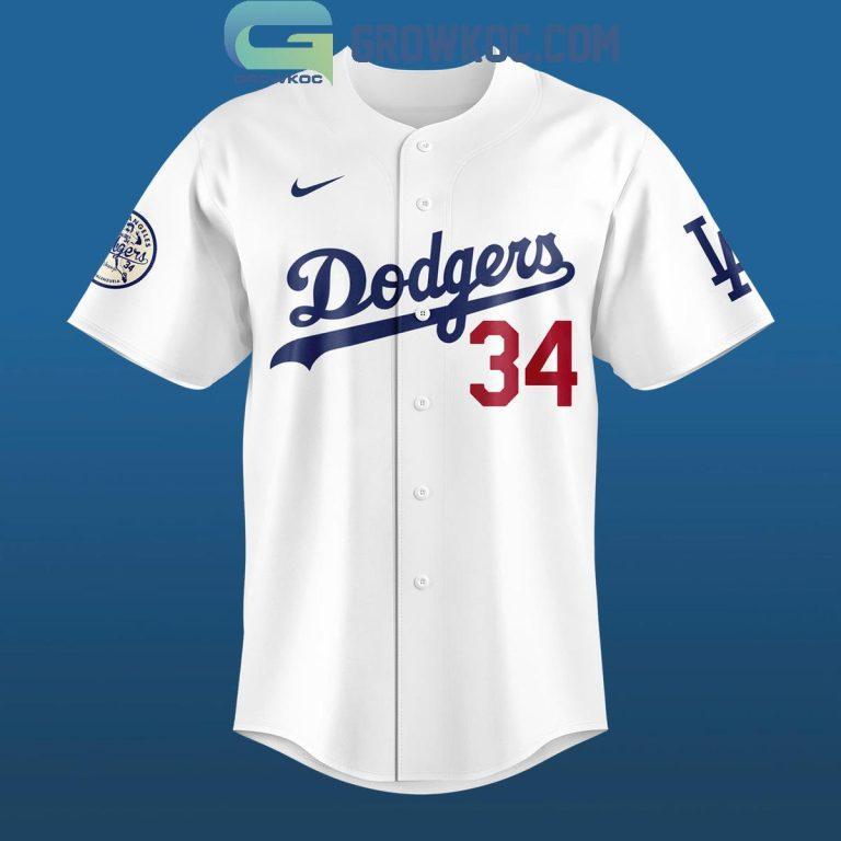 LAD Fernando Valenzuela Forever No. 34 Baseball Jersey, Trendy Baseball Jersey Shirt, Football Baseball Jersey, Game Day Baseball Jersey, Baseball Jersey Gift For Him Gift For Her, Sport Jersey