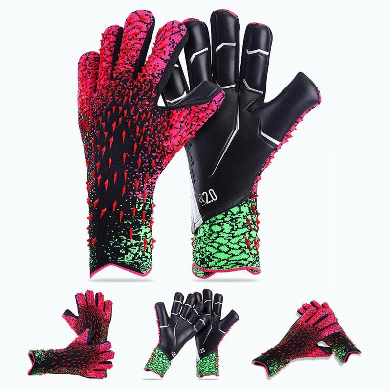 Kids Football Goalkeeper Gloves, 1 Pair Non-slip Wear-resistant Football Gloves, Youth Soccer Hand Protector Goalkeeper Gloves, Kids Summer Toys, Summer Football Gear, Stocking Fillers Gift, Christmas Gift