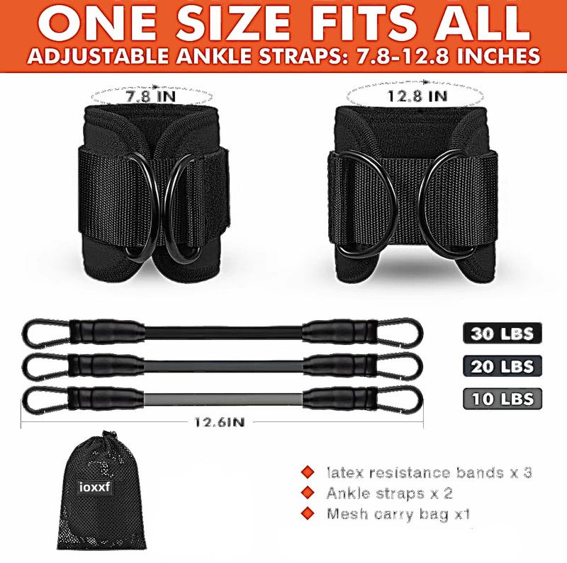 Ankle Resistance Bands, Ankle Bands for Working Out at home , Resistance Bands for Leg Butt Training Workout Equipment for Kickbacks Hip Gluteus Training Exercises at home workout equipment