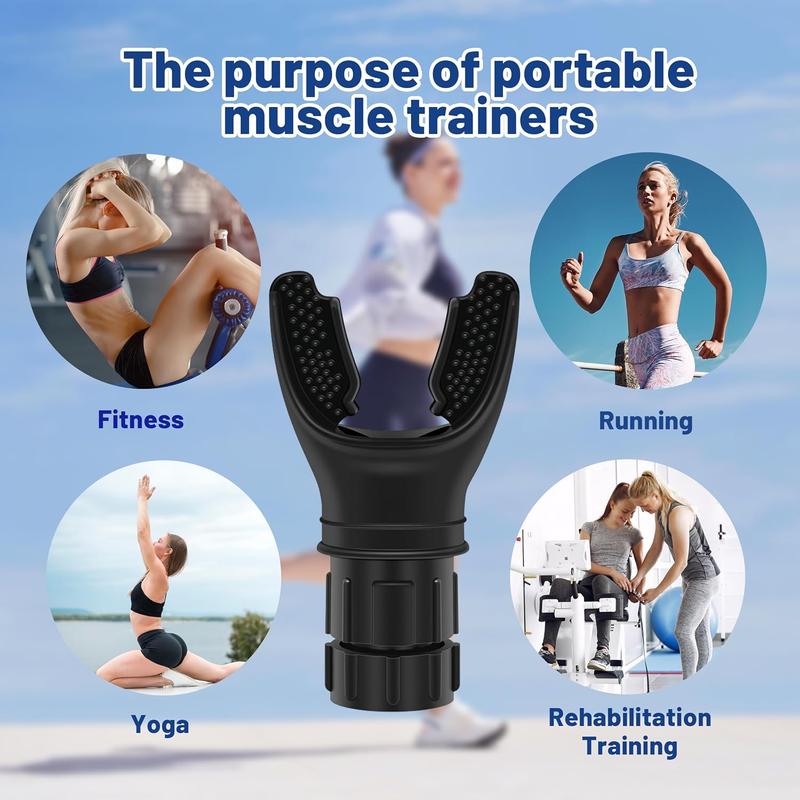 Exercise Device - Adjustable Resistance for Trainer, Exerciser Trainer for Improve Fitness & Strength, Portable & Easy to Clean，black