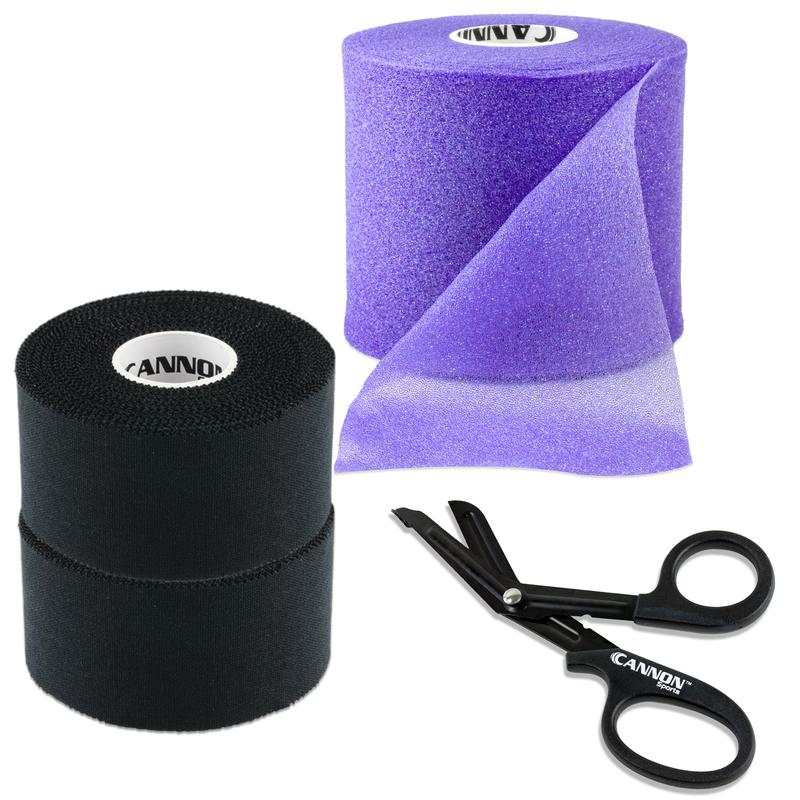 Premium Athletic Tape and Pre-Wrap Set with Scissor - Easy Tear, Strong Support - Hypoallergenic & Breathable