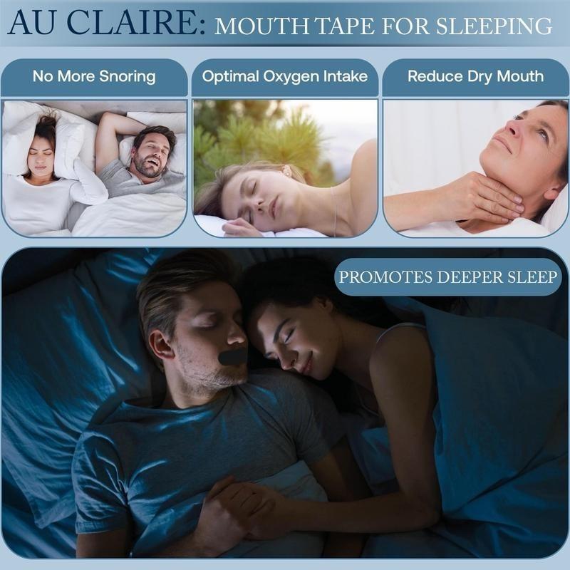 Mouth Tape (30 Pack) Anti Snoring Sleep - one month supply mouth tape, sport accessories, 30 strips tape for sleep