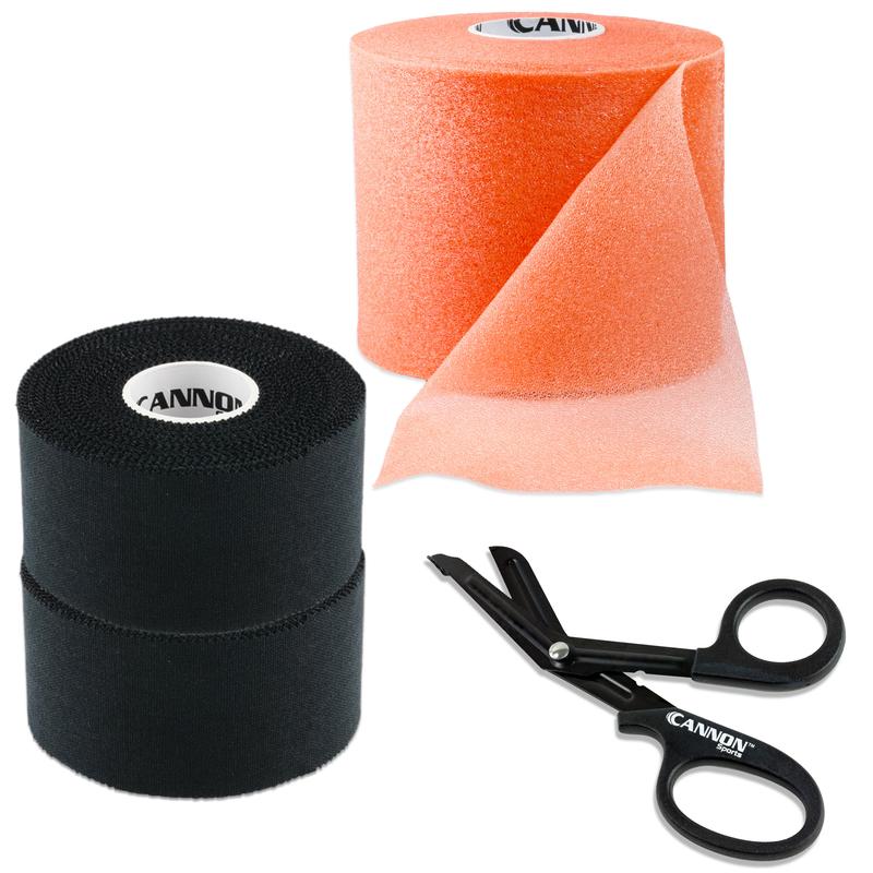 Premium Athletic Tape and Pre-Wrap Set with Scissor - Easy Tear, Strong Support - Hypoallergenic & Breathable